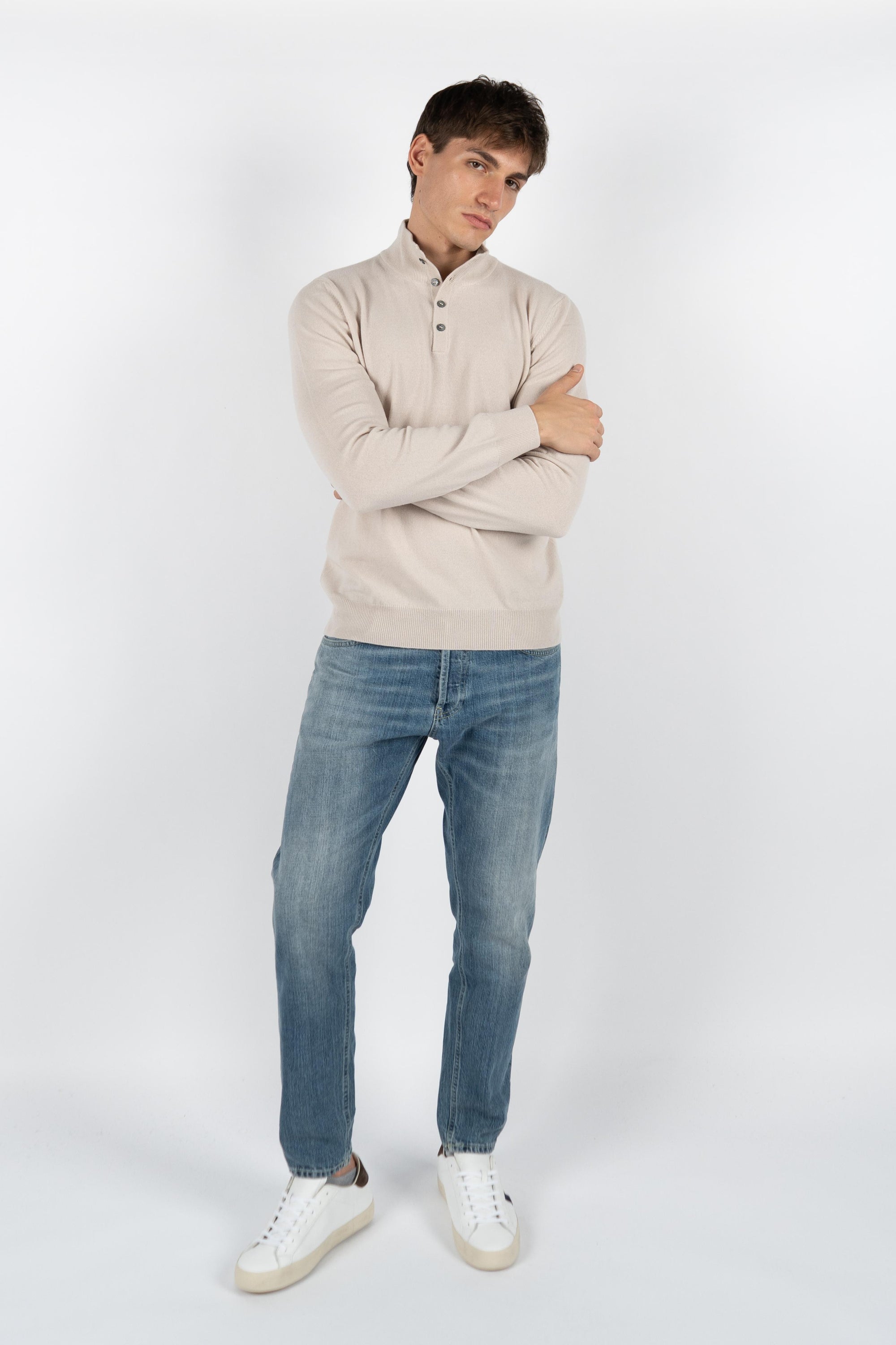 Lupetto con bottoni 55128/19690 113 GRAN SASSO 