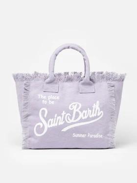 Borsa a spalla Vanity in canvas di cotone VANI001 00138H MC2 SAINT BARTH 