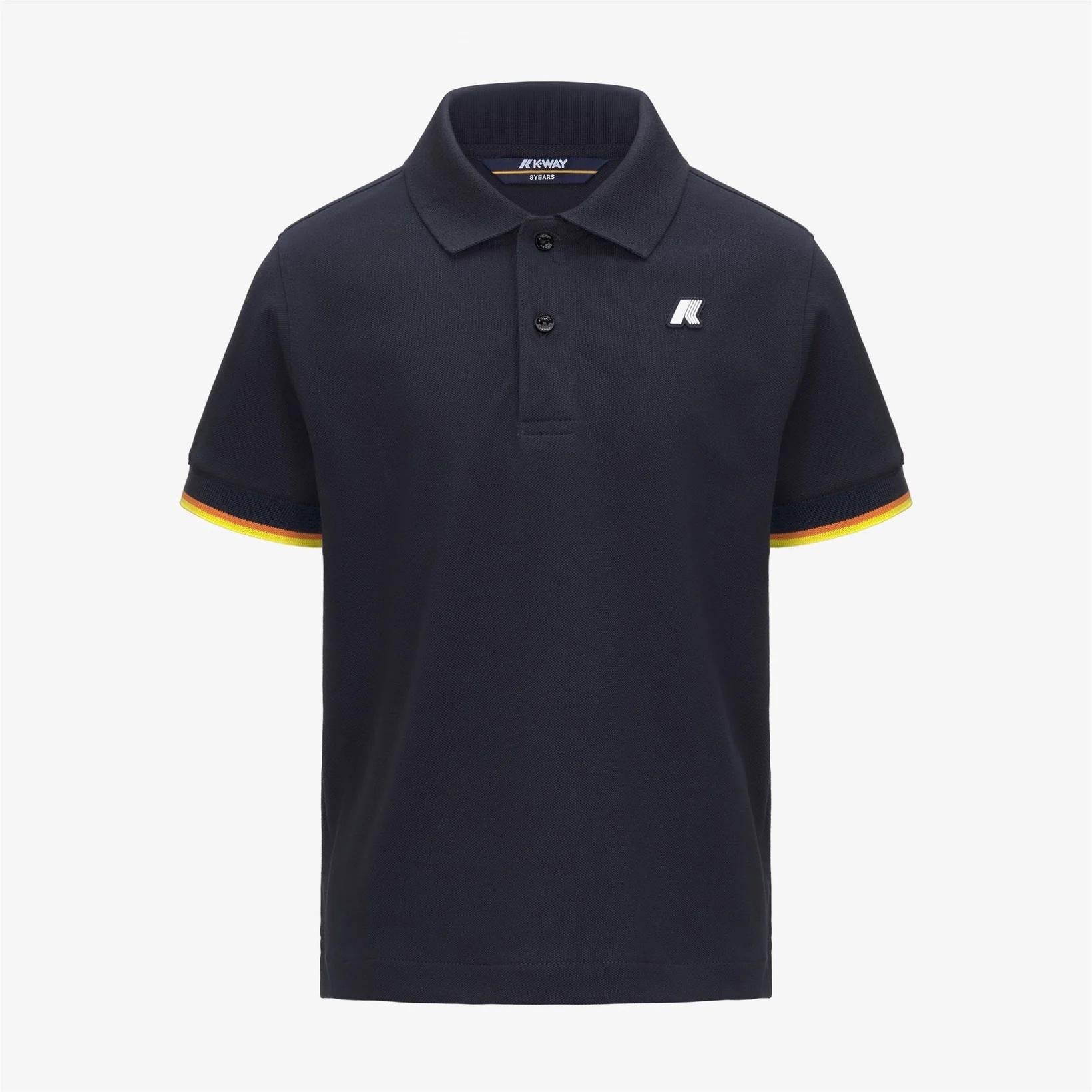 Polo bambini Vincent elasticizzata blu K6126LW K89A K-WAY 