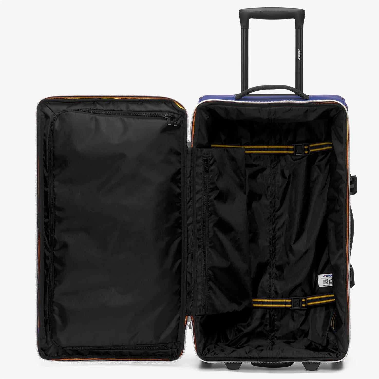 Borsa da Viaggio Trolley Unisex Blu con Base Rinforzata K2128NW Y17 K-WAY ACCESSORIES 