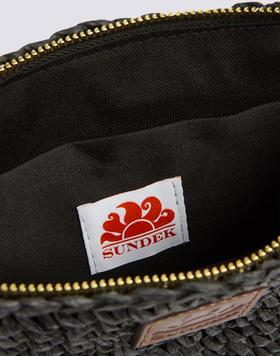 Mini borsa in paper straw AW740ABPA100 00401 SUNDEK 