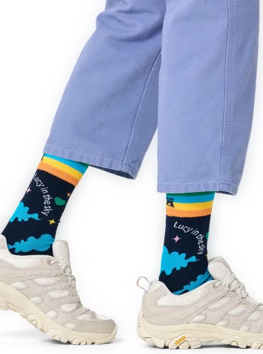 The Beatles Lucy In The Sky Sock P003938 NAVY HAPPY SOCKS 