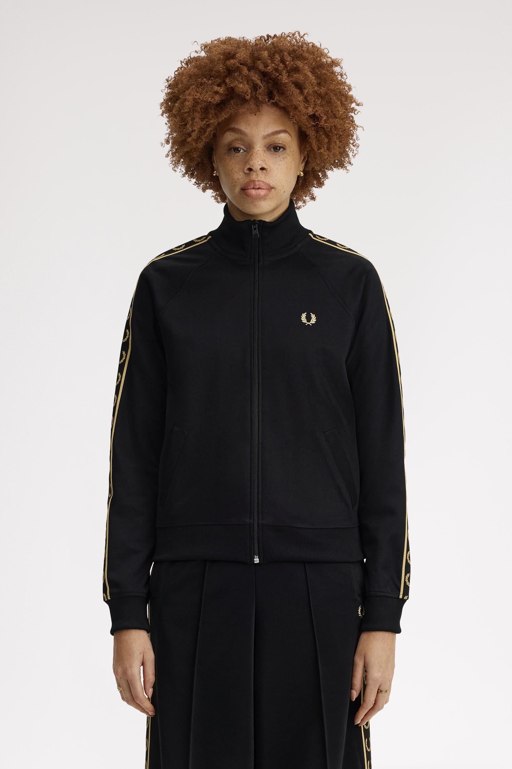 Track jacket con fettuccia J413157 90A FRED PERRY 