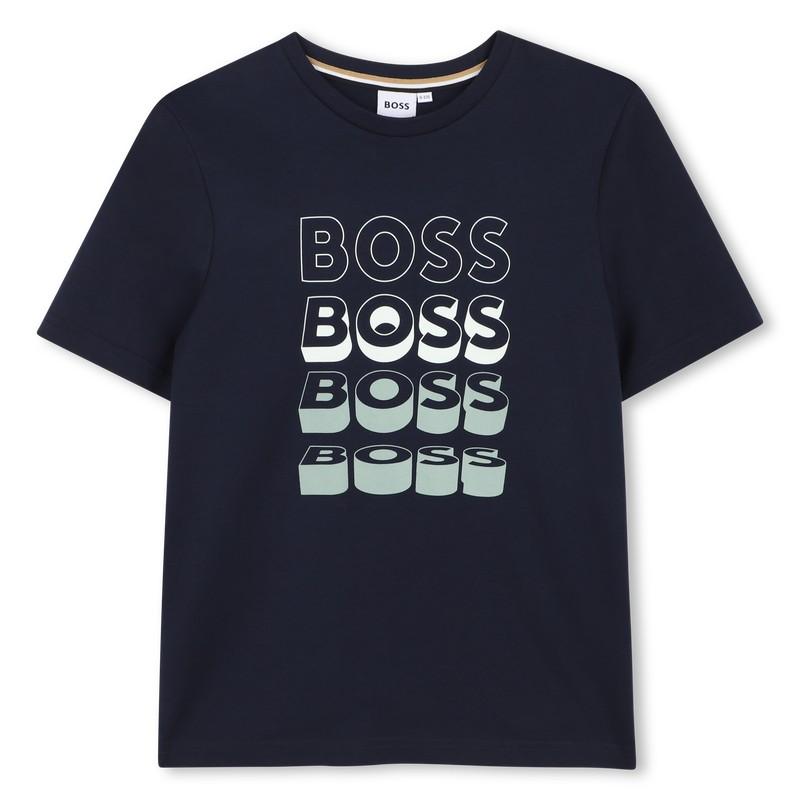 T-shirt con stampa grafica  J52982 849A BOSS 