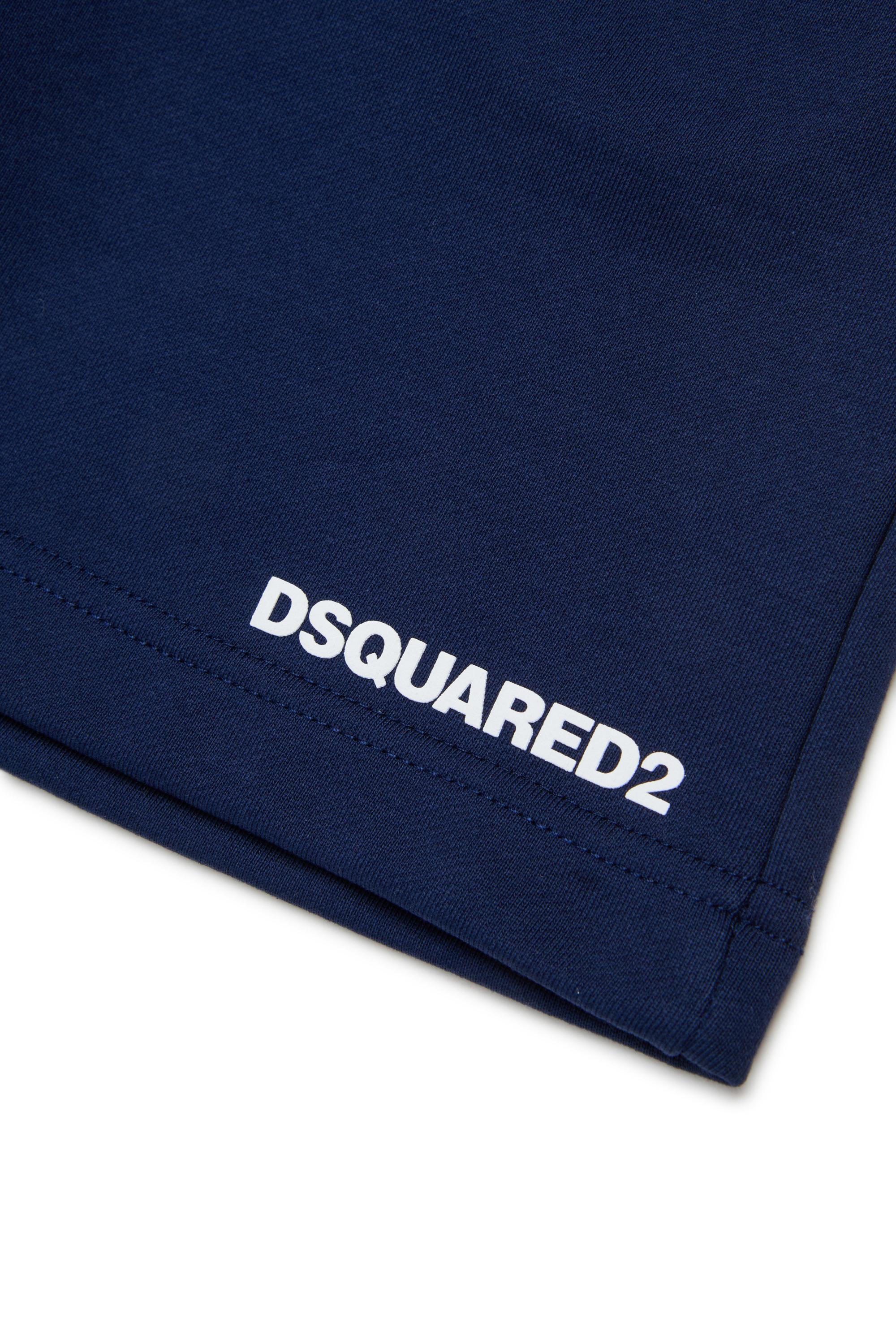 D2Kids Junior Drawstring Logo Shorts Blue DQ2738D0094 DQ880 DSQUARED2 