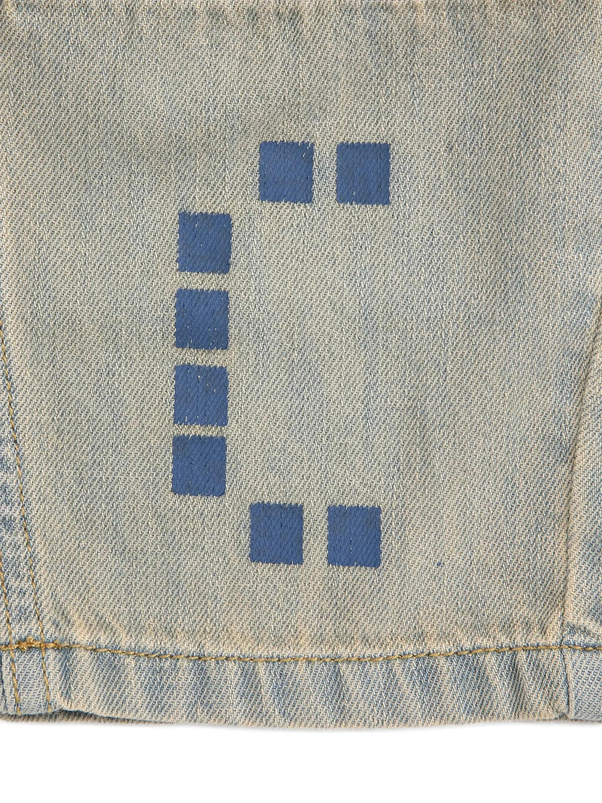 Jeans con stampa logo B126AC098 461 BOBO CHOSES 