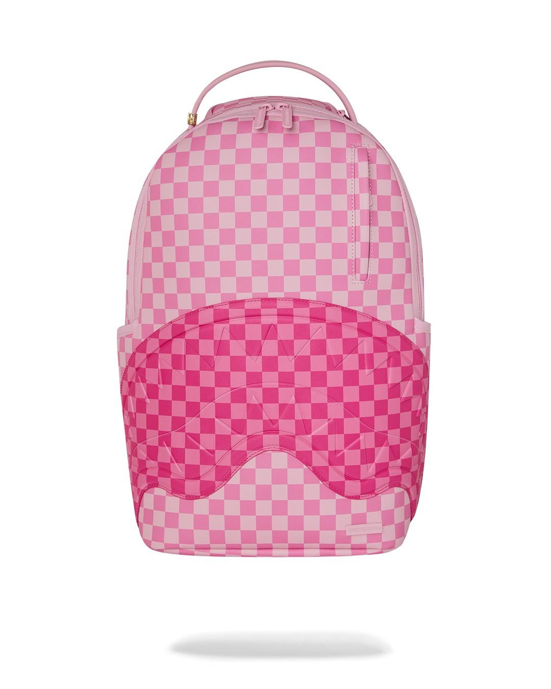 Pink sip patch dlxsv backpack 910B8717 NSZ SPRAYGROUND 
