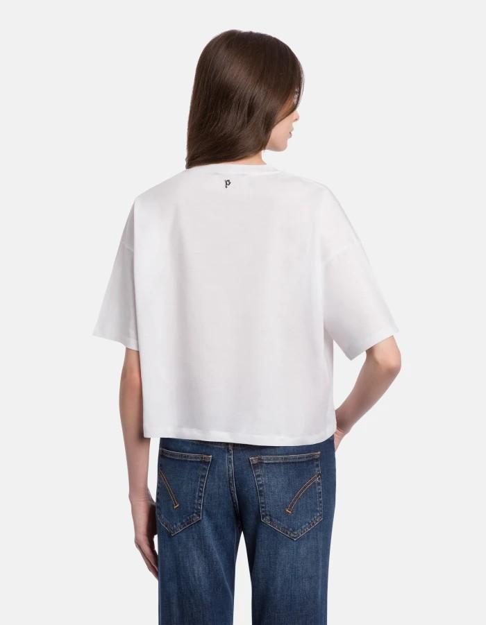 T-shirt girocollo DS077JF0350DXXX 000 DONDUP 