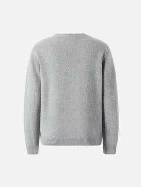 Maglione girocollo Douglas con jacquard Non vi sopporto più DOU0001 01629IA MC2 SAINT BARTH 