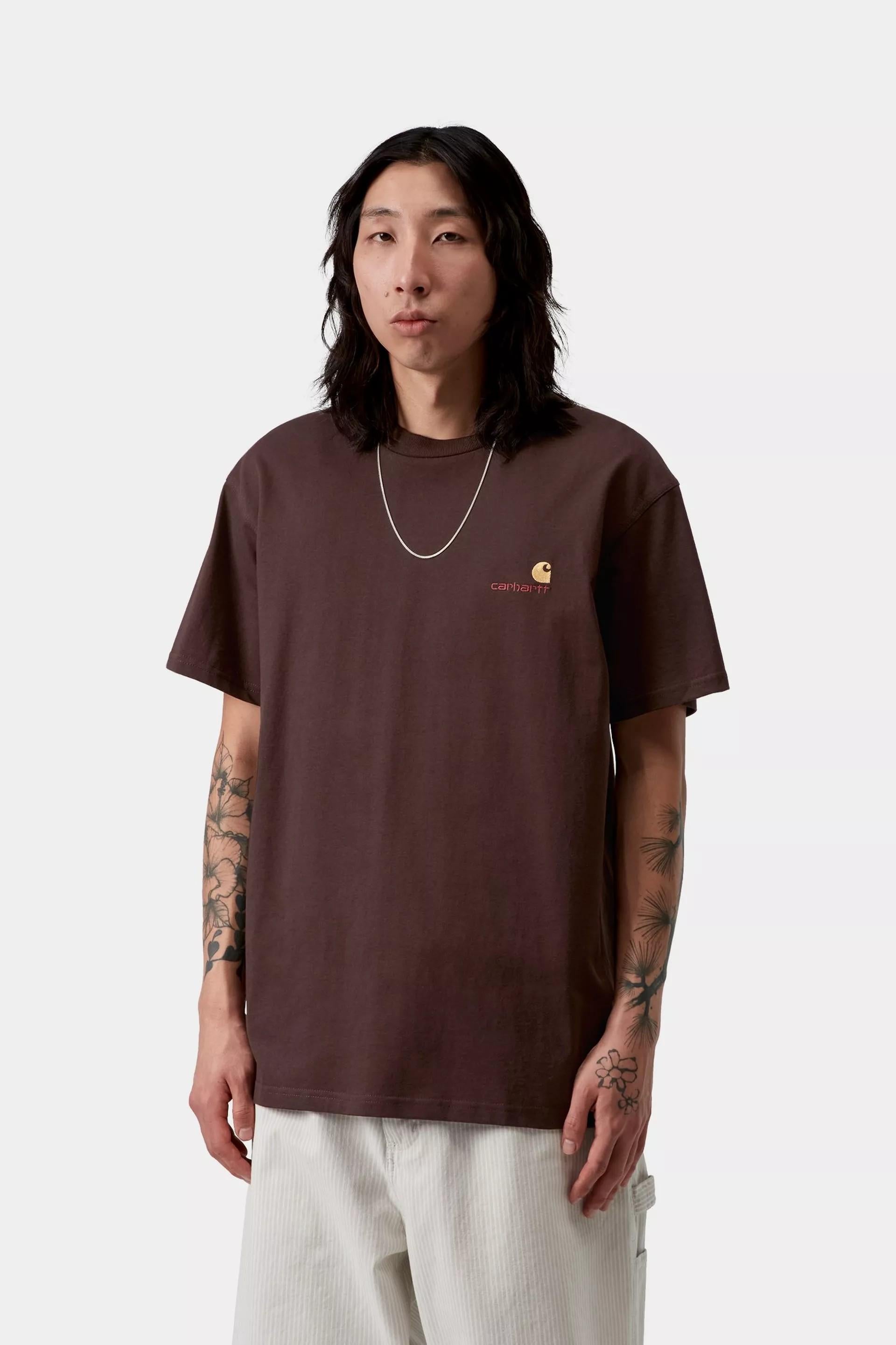 S/S American Script T-Shirt I029956 33HXX CARHARTT WIP 