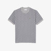 Slim fit T-shirt with jacquard monogram