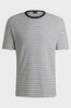 T-shirt regular fit in cotone e lino