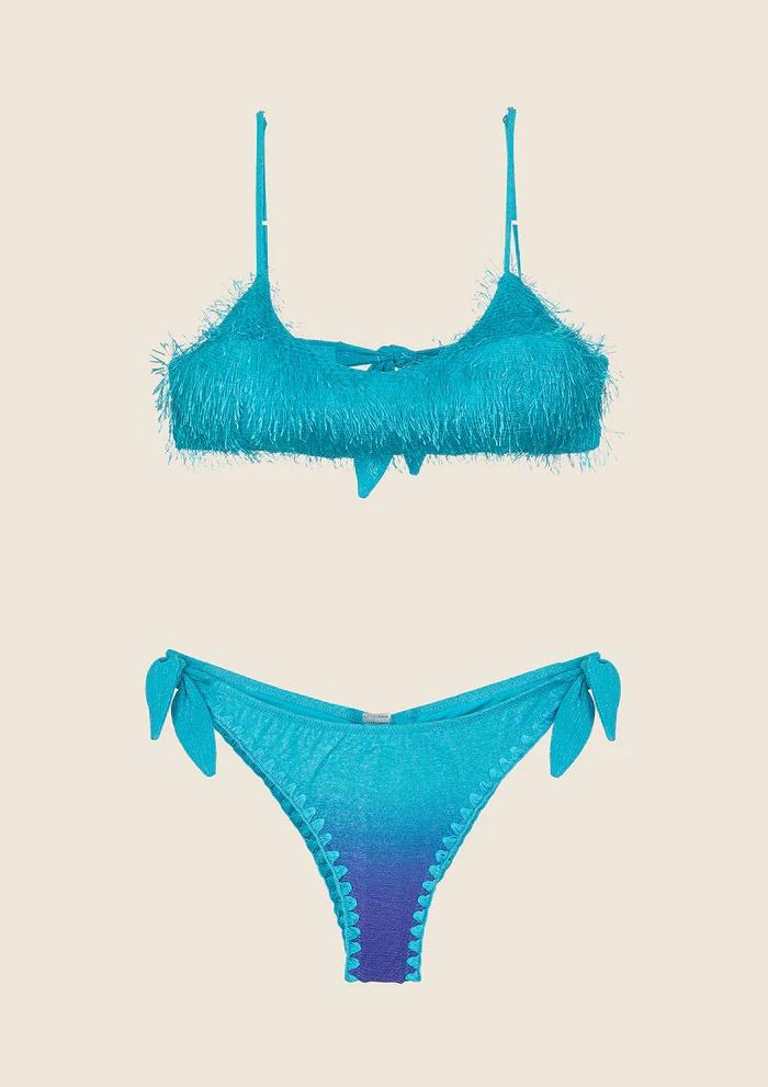 Bikini Top con Slip Regolabile Fantasia 1132X 46 F**K 
