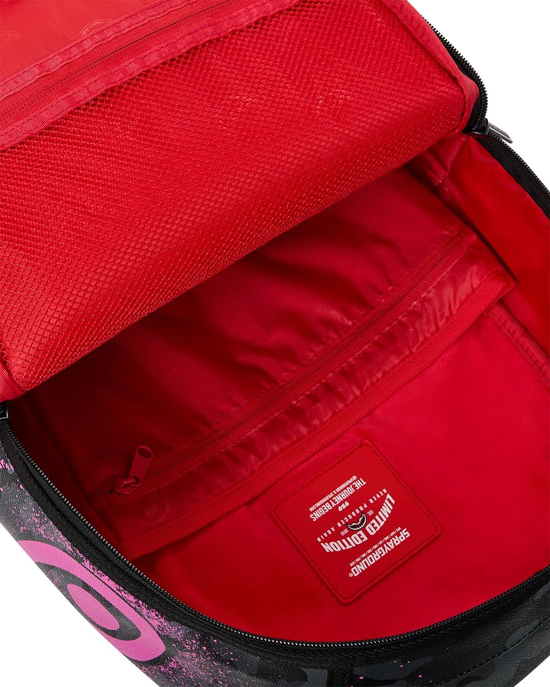 Peanuts Snoopy pink stencil dlxsv backpack 910B8781 NSZ SPRAYGROUND 