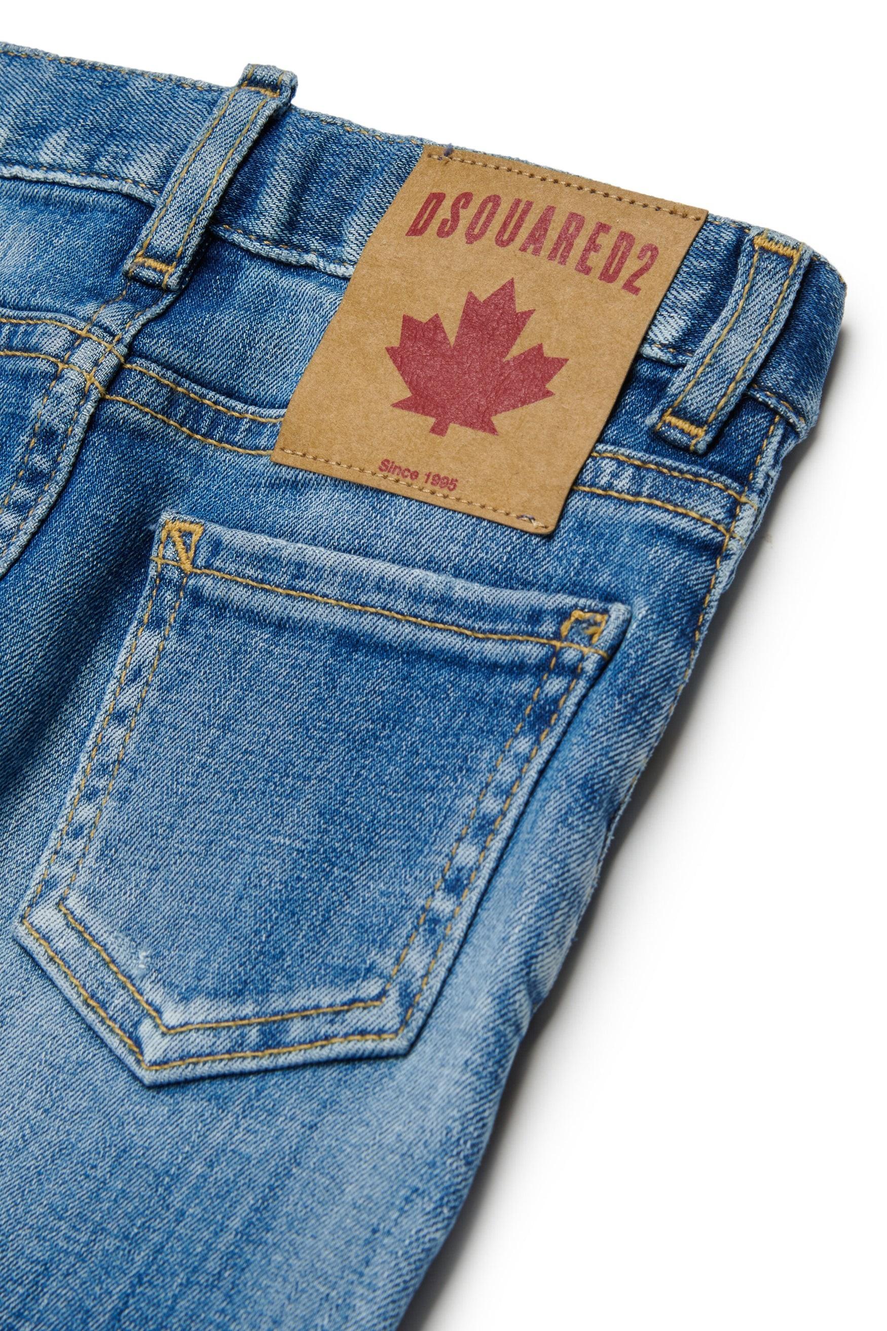 Jeans slim lavaggio blu chiaro DQ01TCD0AFN DQ01 DSQUARED2 