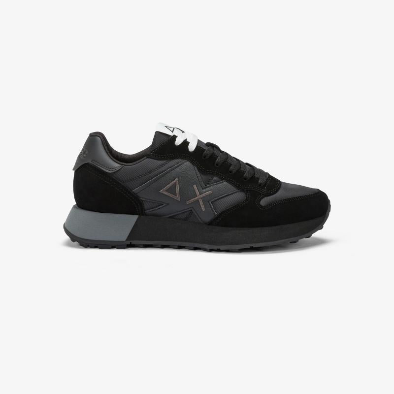 Sneaker bicolor in nylon e suede Z35112 1111 SUN68 SHOES 