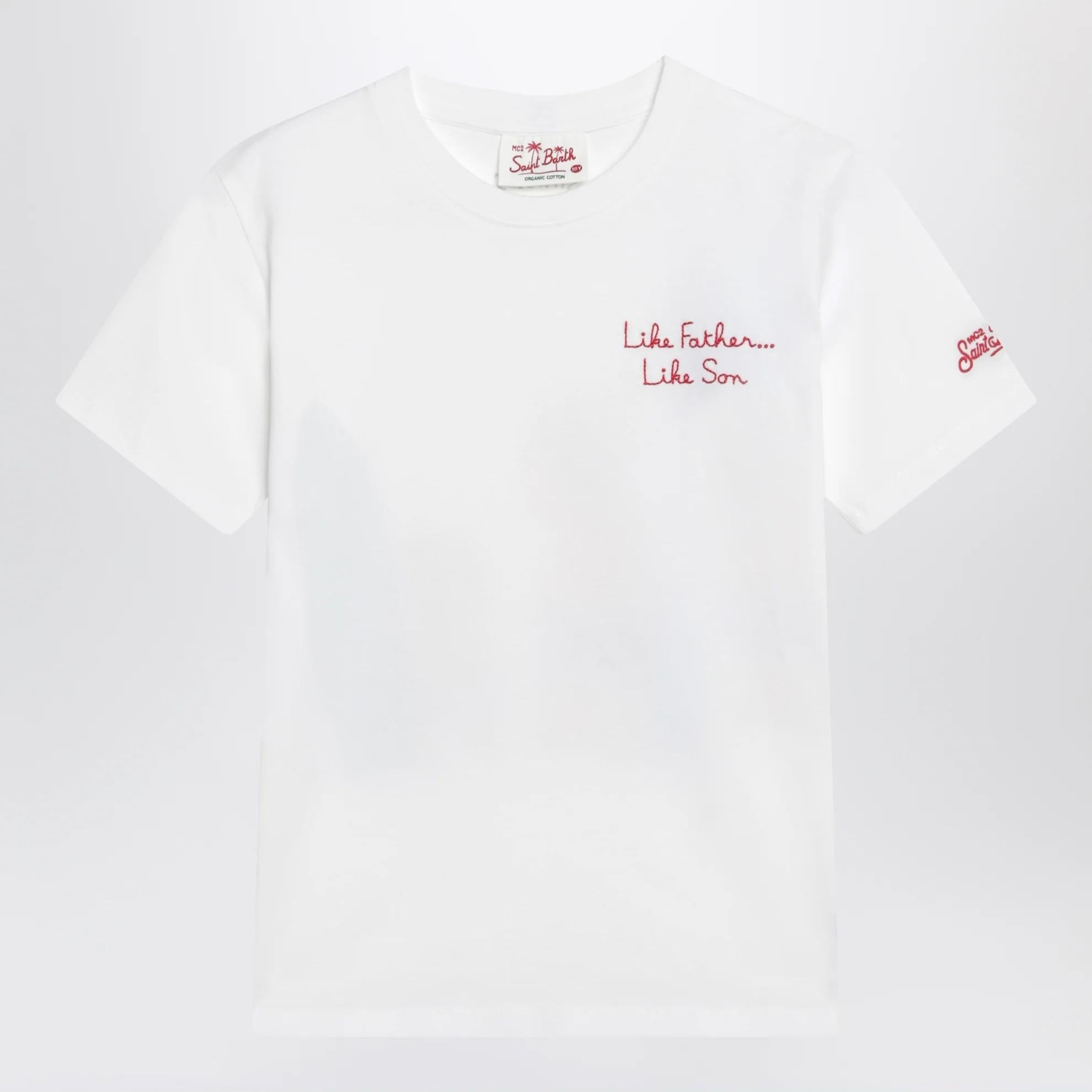 T-shirt con stampa The Simpsons Homer e Bart PRL0001 03570L MC2 SAINT BARTH 