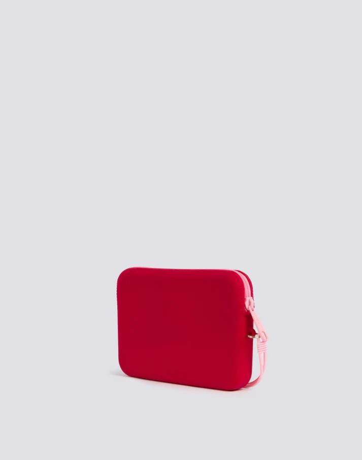 Mini pochette in gomma con logo AW748ABSL100 A9001 SUNDEK 