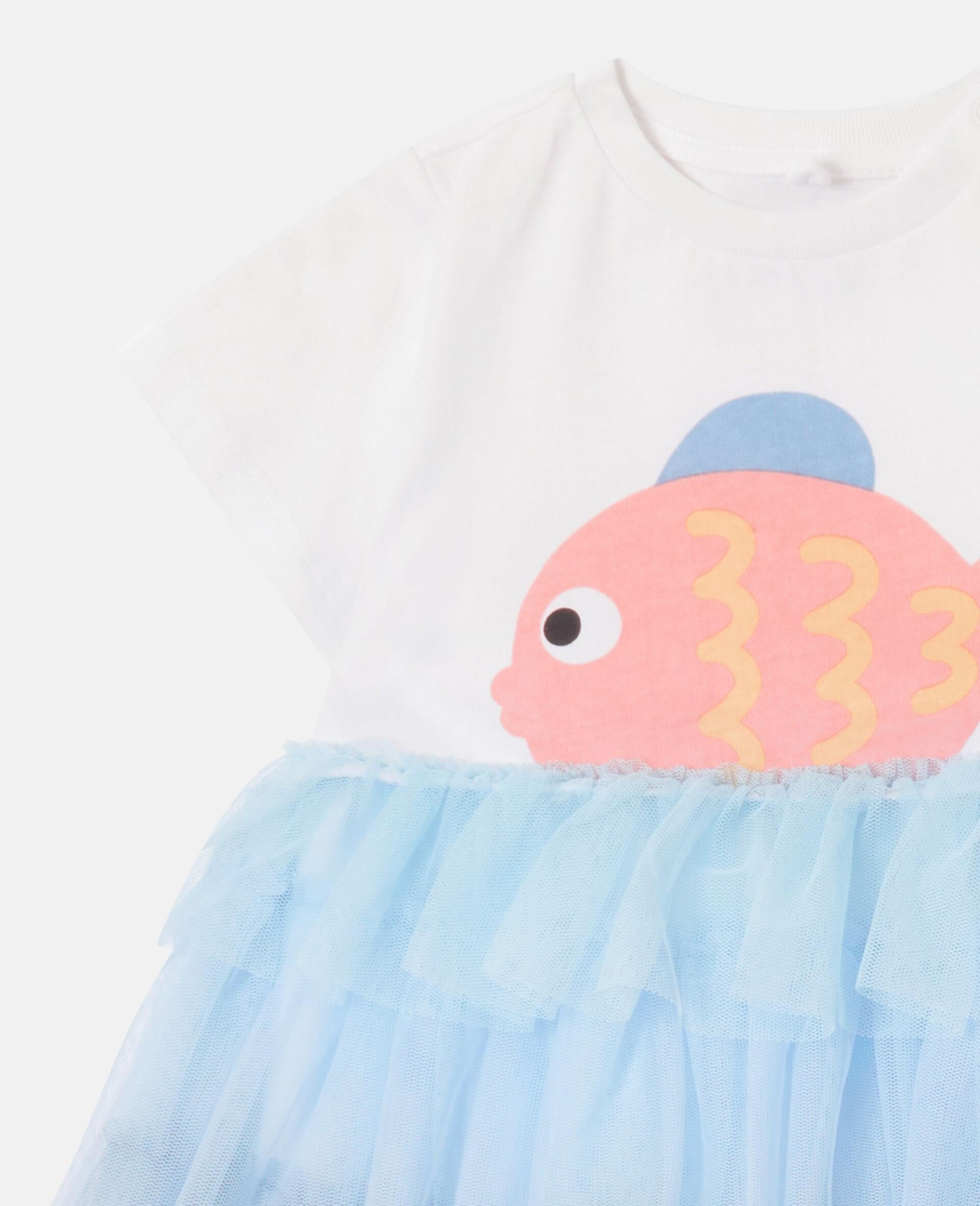 Abito con tulle TY1061Z0434 100 STELLA MCCARTNEY 