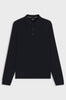 Polo regular fit in maglia di lana vergine