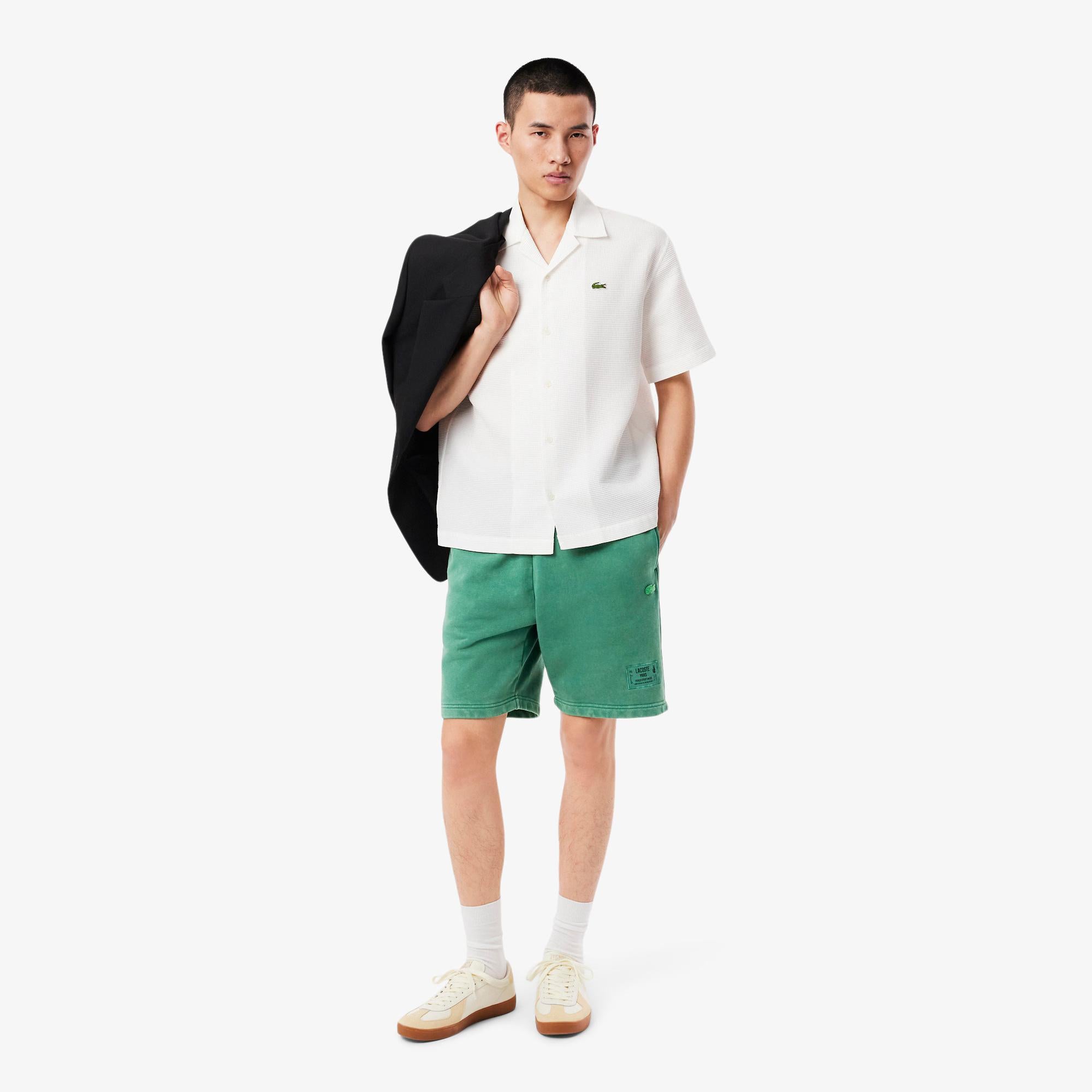 Shorts in cotone felpato GH9925 132 LACOSTE 