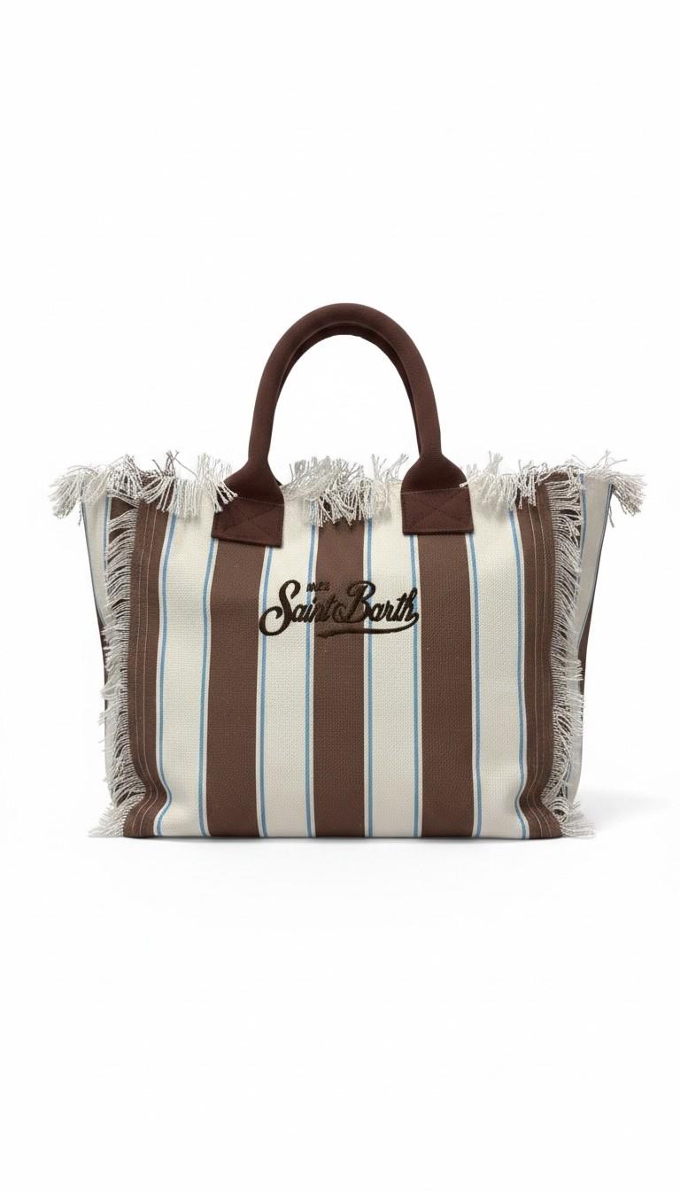 Borsa a spalla Vanity in canvas VANI001 02597L MC2 SAINT BARTH 