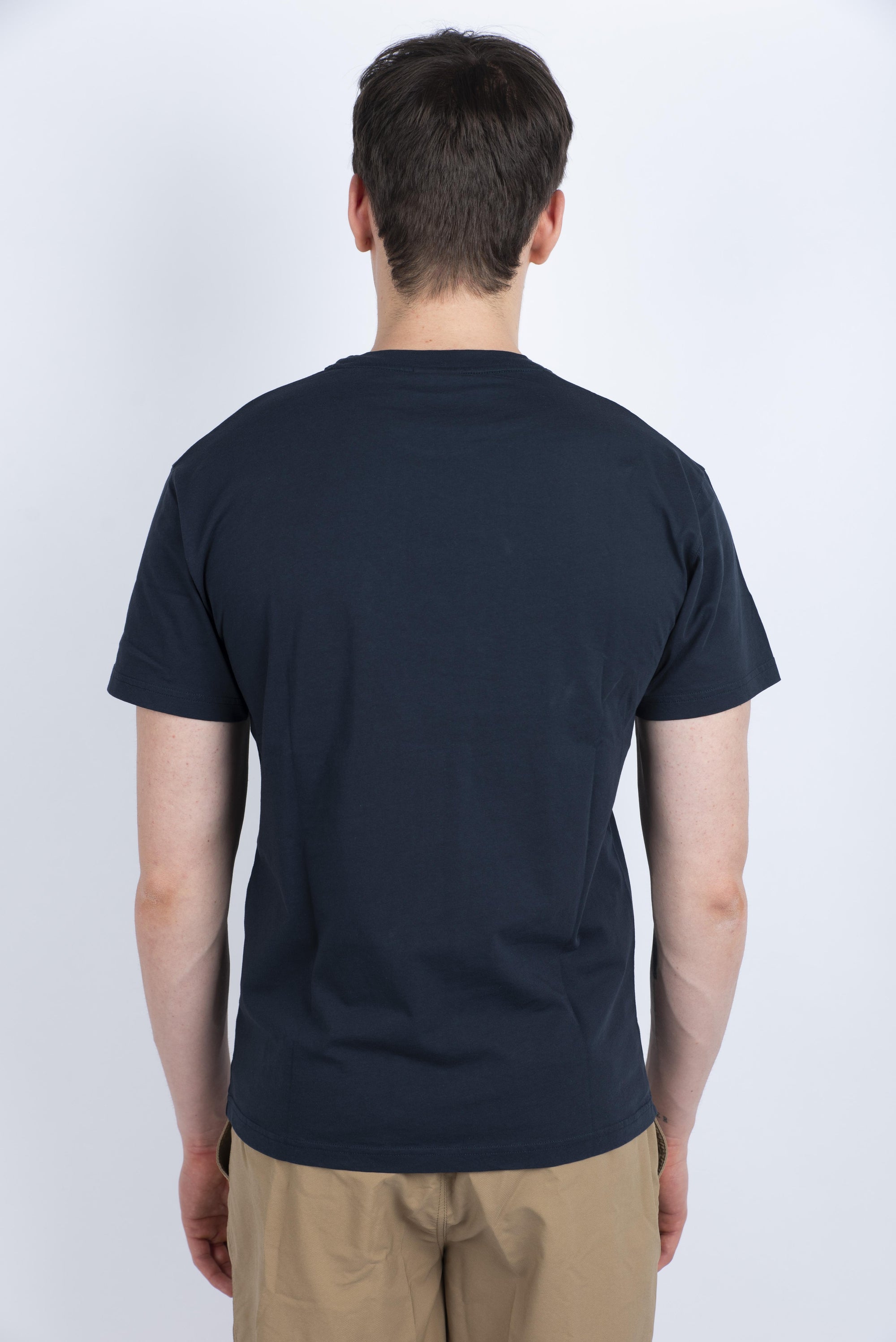 T-shirt con tasca navy M609TEJ7800 00701 SUNDEK 