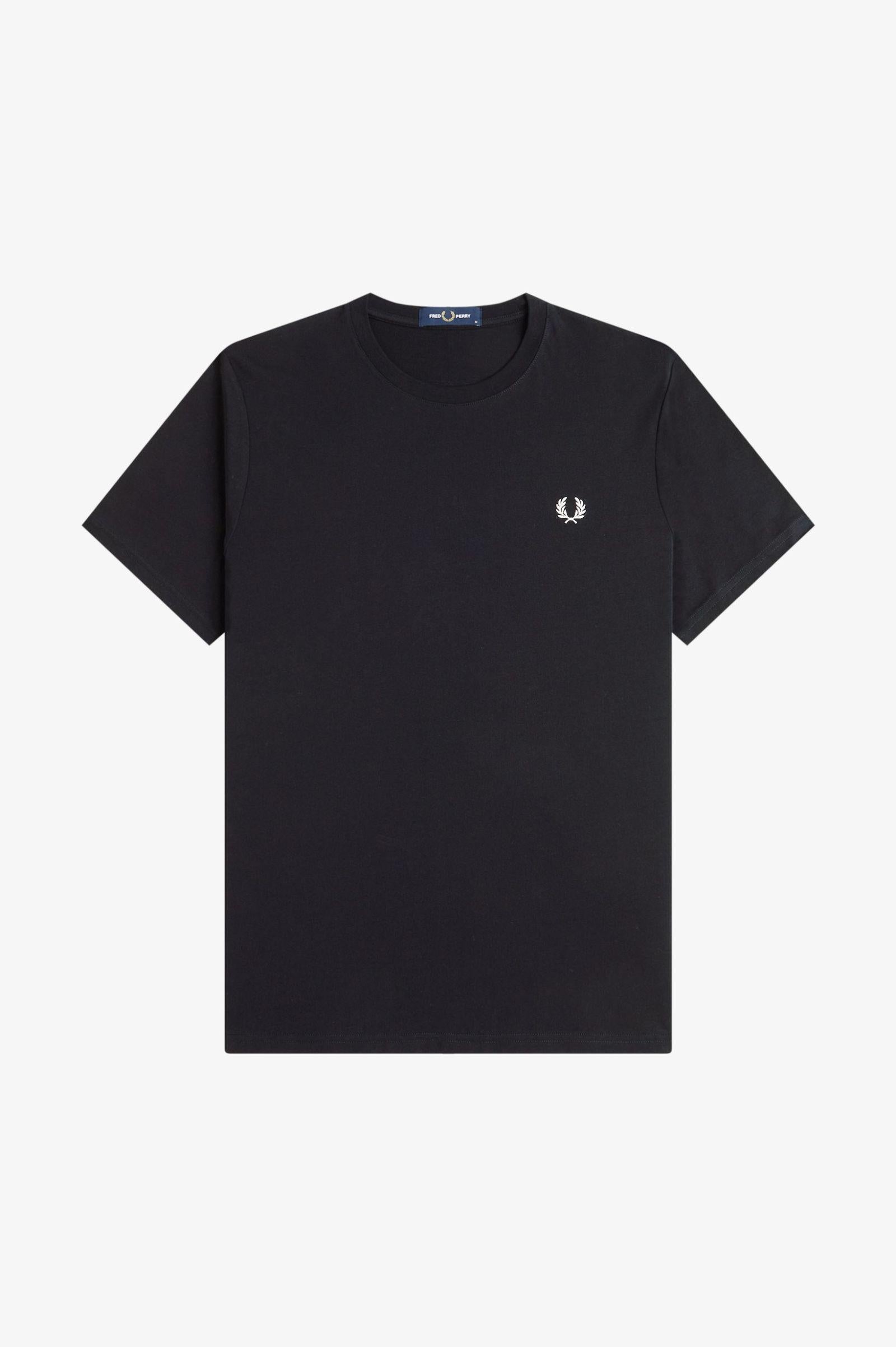 T-shirt con logo in evidenza M130355 102 FRED PERRY 
