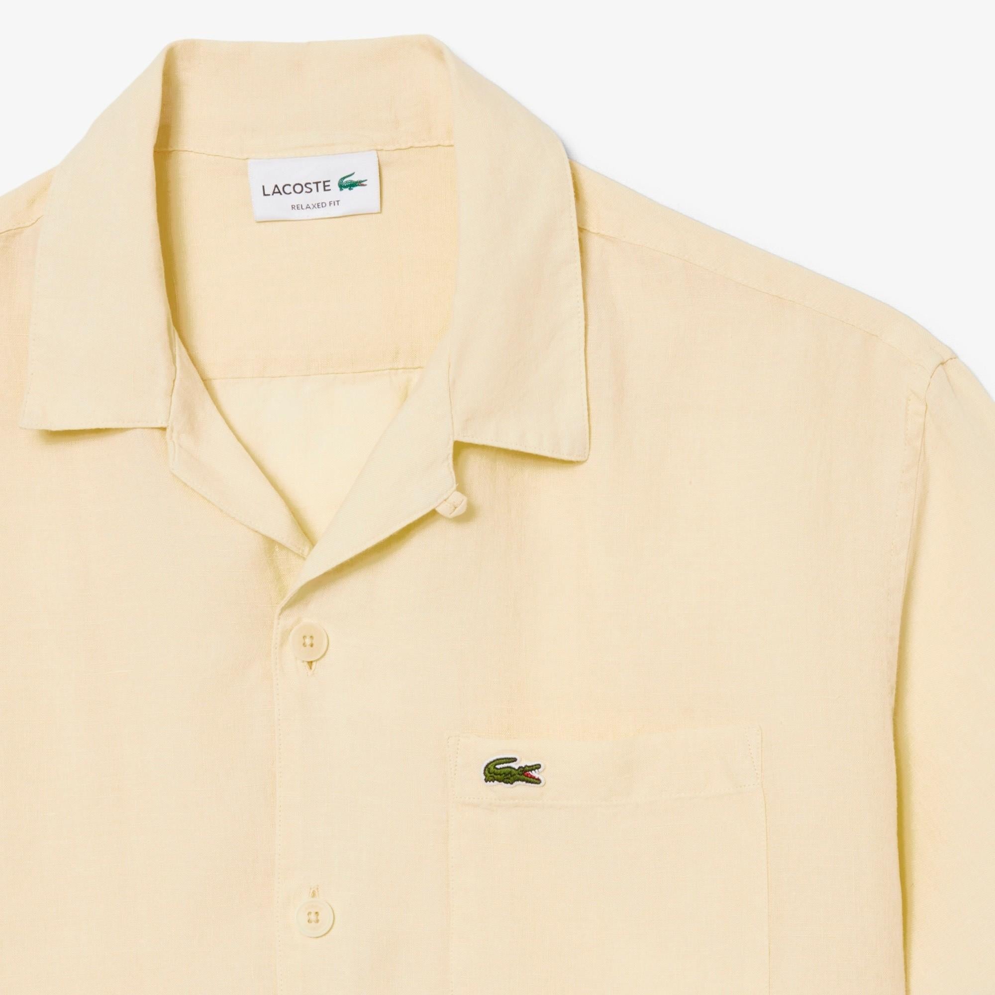 Camicia relaxed fit in lino CH2339 056 LACOSTE 