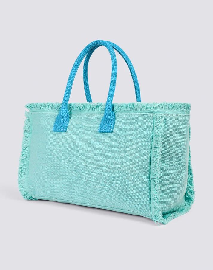 Tote bag con effetto stone washed AW908ABCA600 A7301 SUNDEK 