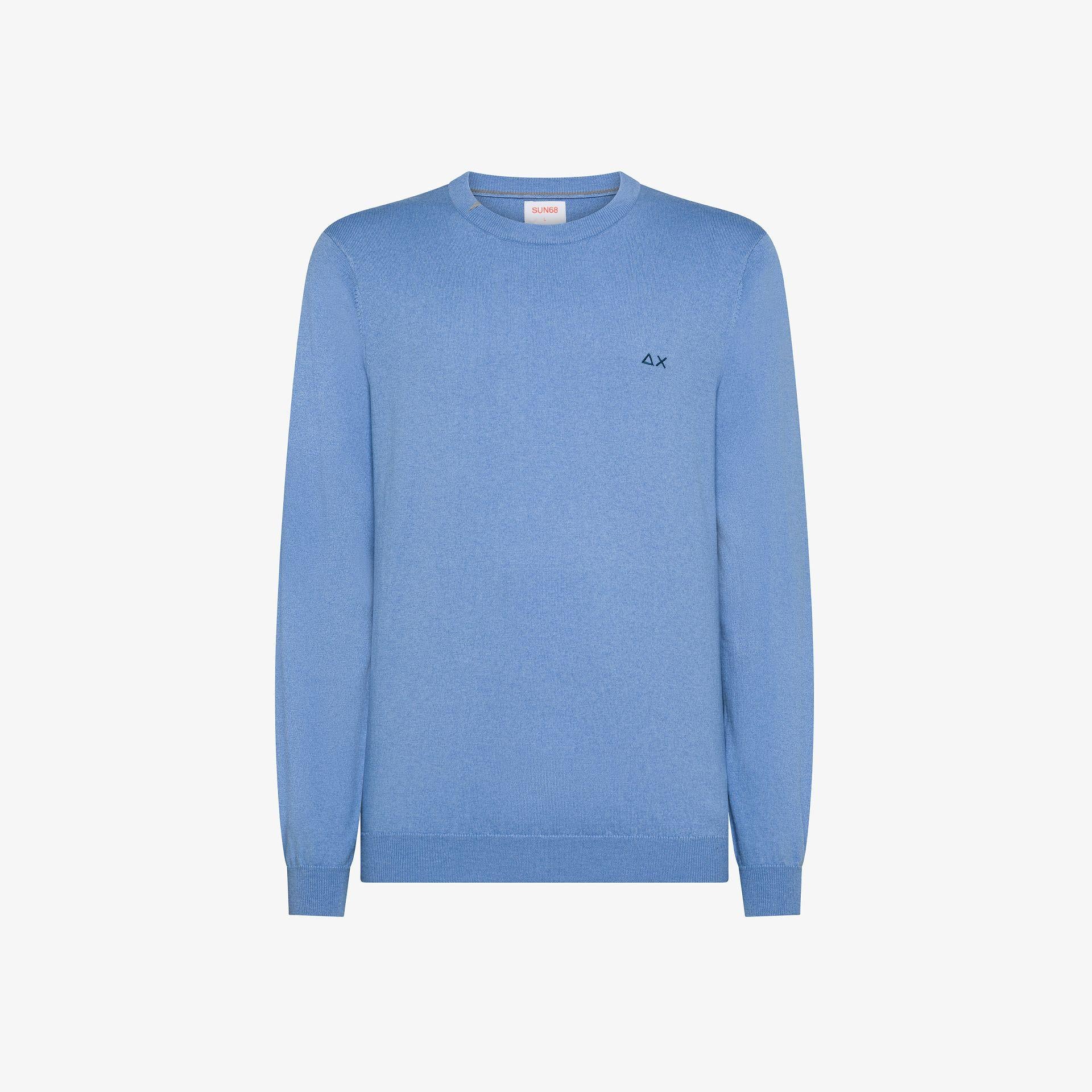 Maglia girocollo in misto lana K45101 56 SUN68 