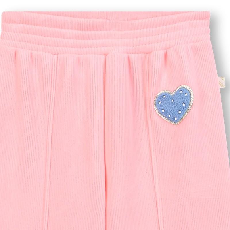 Pantaloni in velluto fluo U21593 408 BILLIEBLUSH 