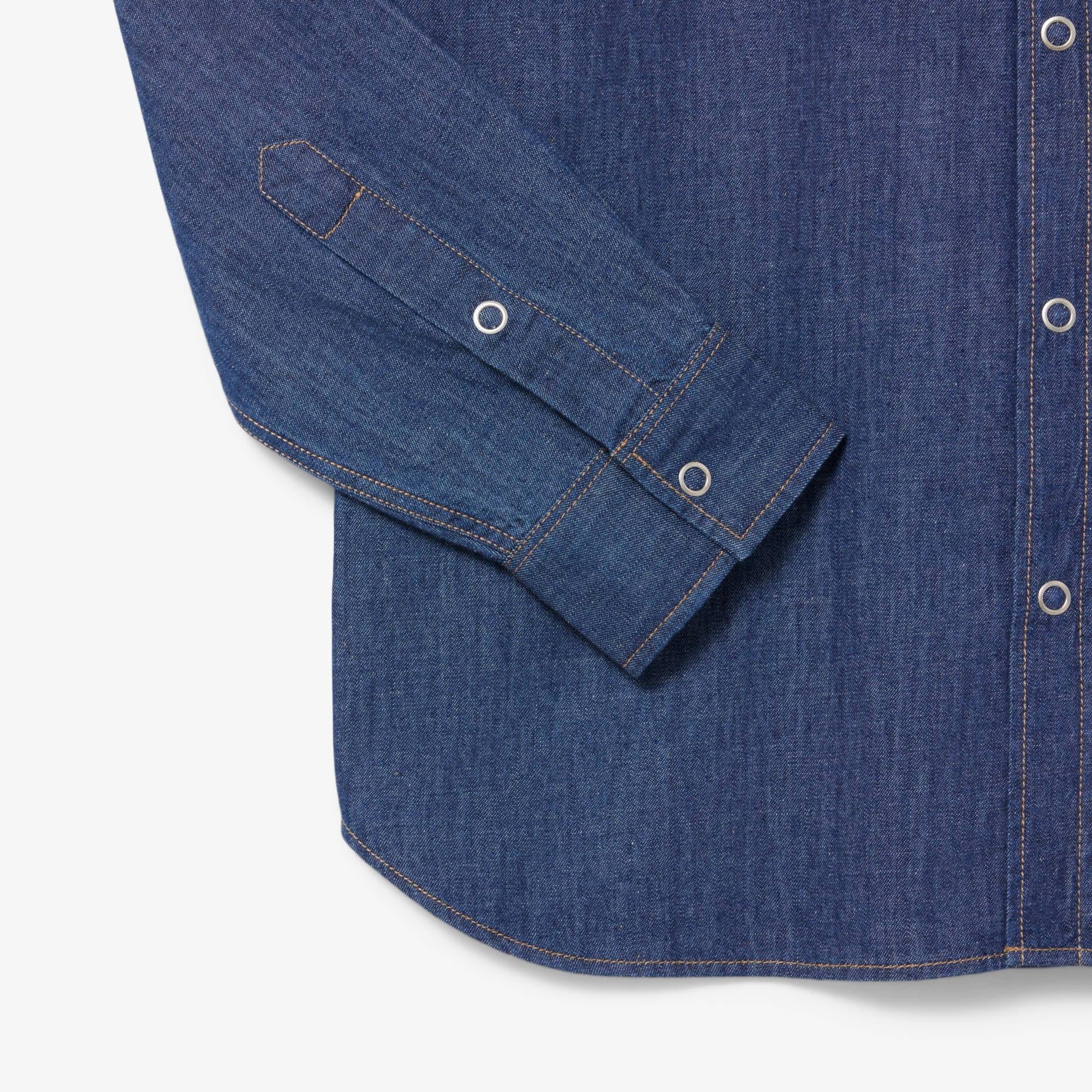 Camicia regular fit in denim leggero CH9084 MK9 LACOSTE 