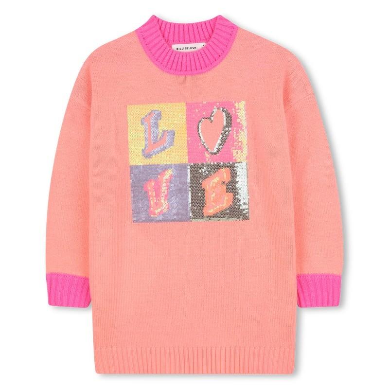 Abito a maniche lunghe U21283 408 BILLIEBLUSH 