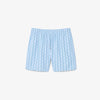 Midi swim trunks with monogram print