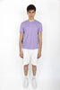 Maglietta in jersey Custom Slim-Fit light lilac