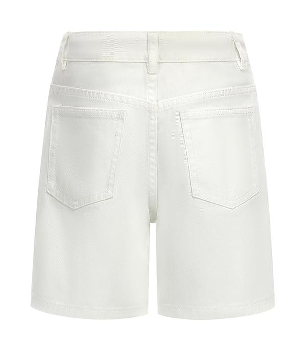 Shorts in denim con passanti HDQ01RLOA14 10101A MOSCHINO KID 