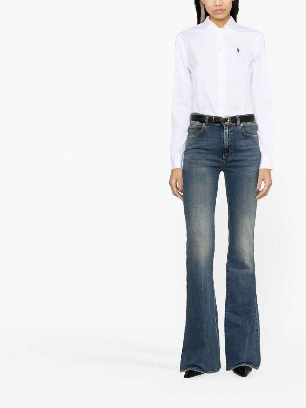 Camicia in cotone slim fit 211891376 001 POLO RALPH LAUREN 
