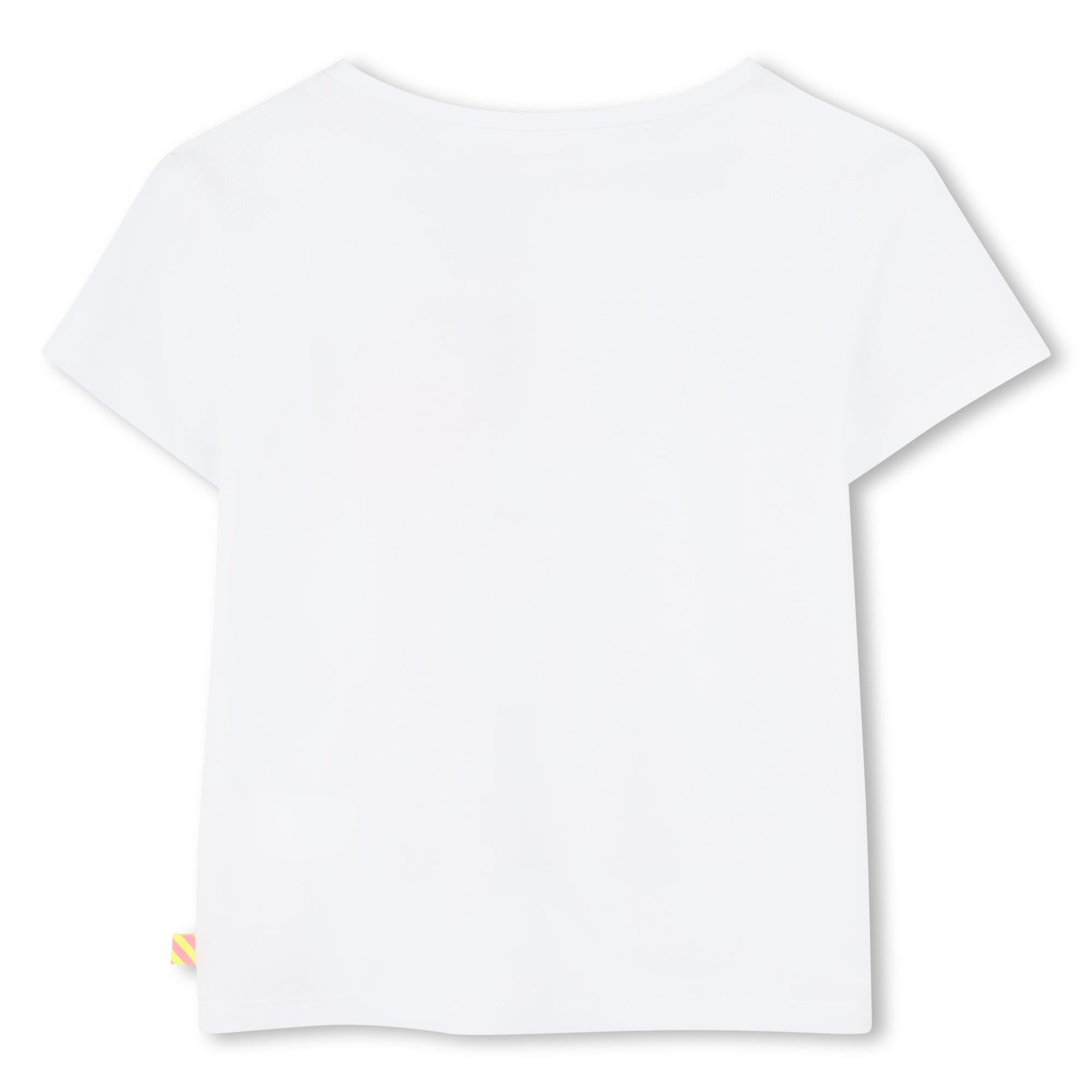 T-shirt con ricami multicolor U20931 10P BILLIEBLUSH 