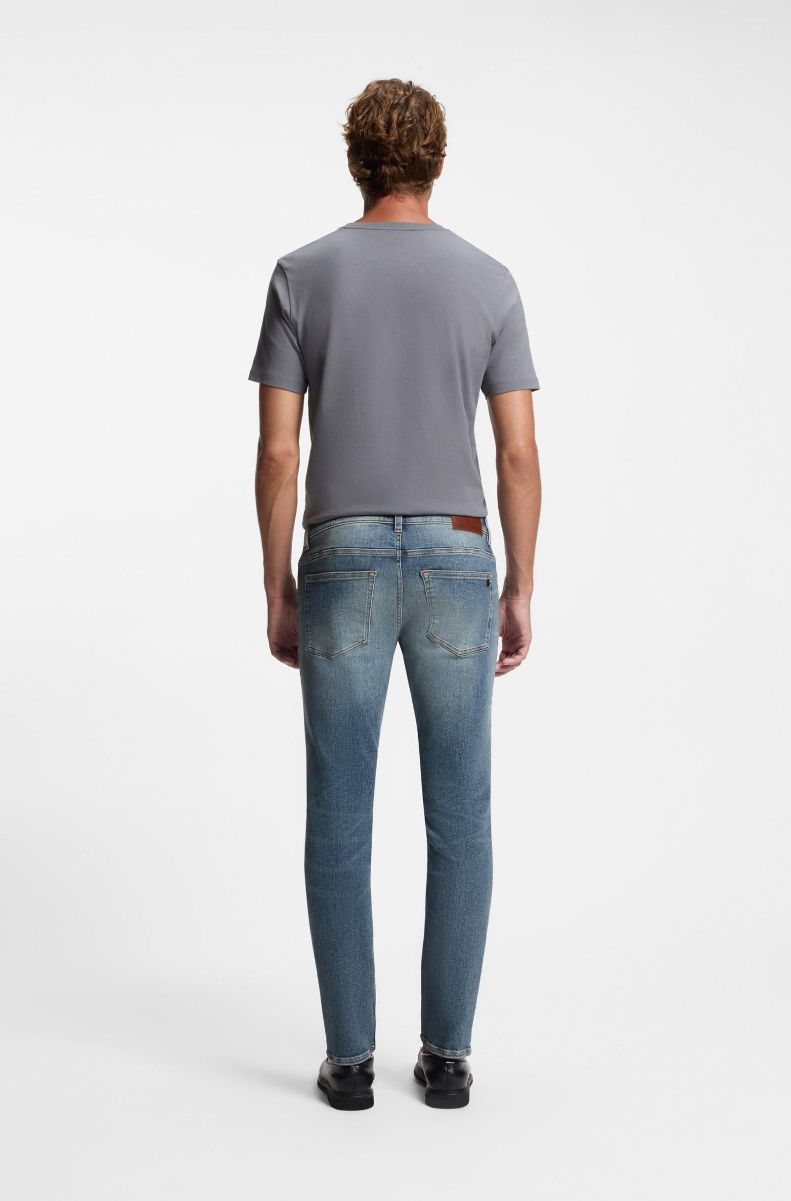 Jeans Delaware slim fit in denim soft-motion blu 50549524 438 BOSS 