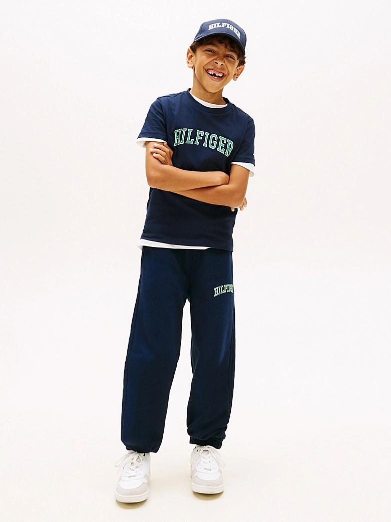 T-shirt in jersey con lgo KB0KB10420J C1G TOMMY HILFIGER 
