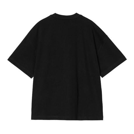 S/S Signature Script T-Shirt nera I033828 0D2XX CARHARTT WIP 