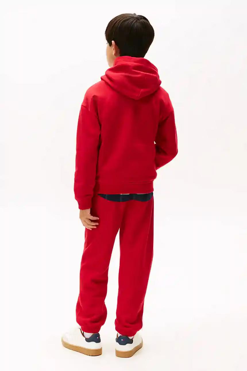 Felpa con cappuccio e bandiera iconica KB0KB10112T XLD TOMMY HILFIGER 