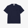 Jersey T-shirt with embossed branding