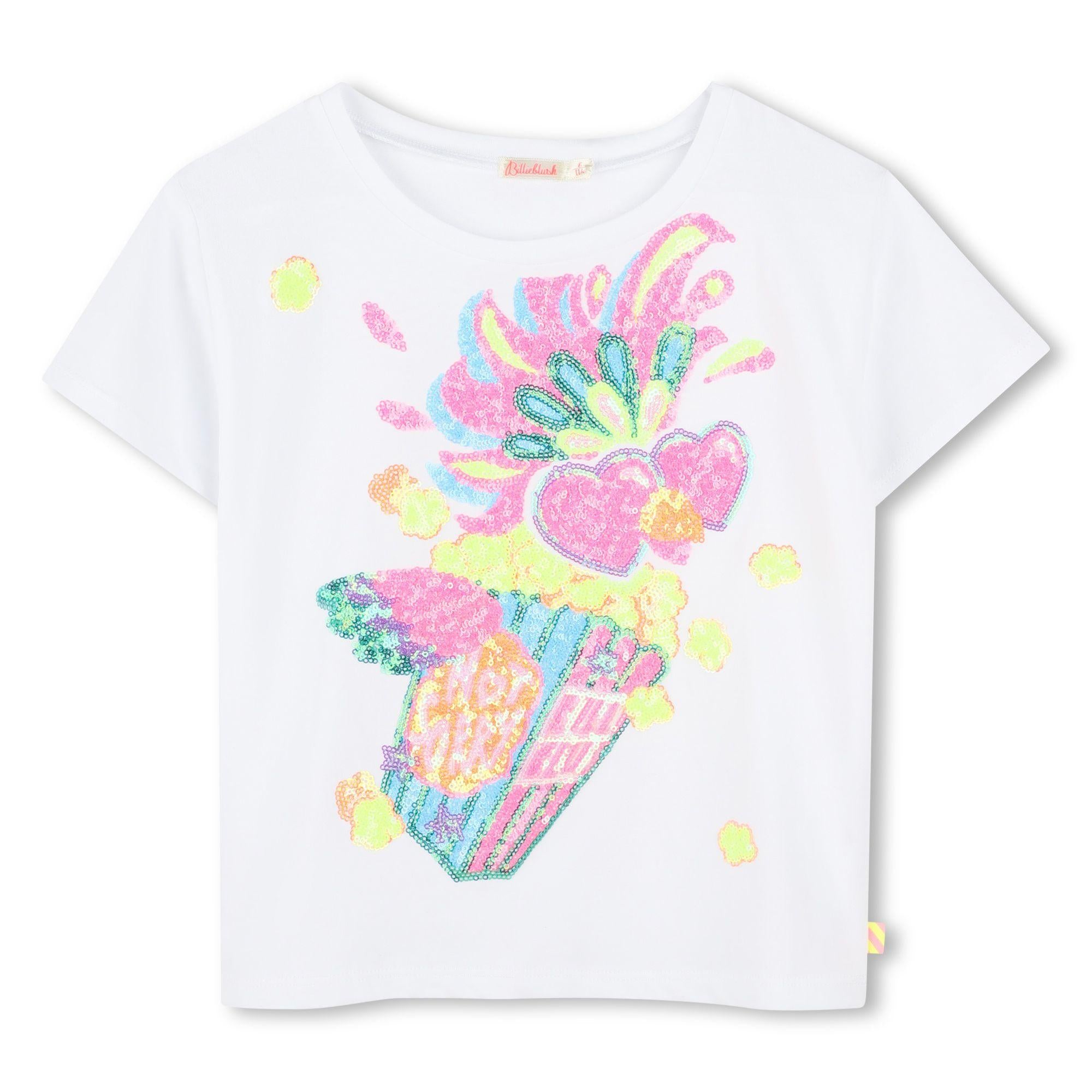 T-shirt con stampa fantasia U20924 10P BILLIEBLUSH 