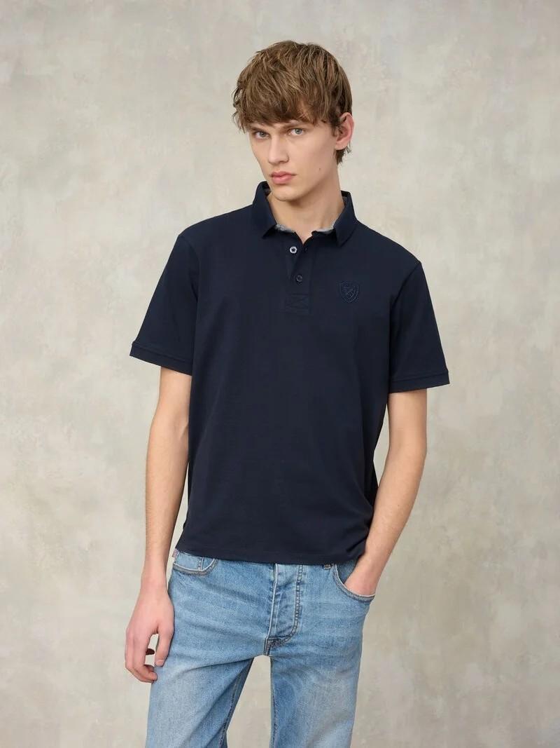 Polo in piquet Philp 26SBLUT02321 888 BLAUER 