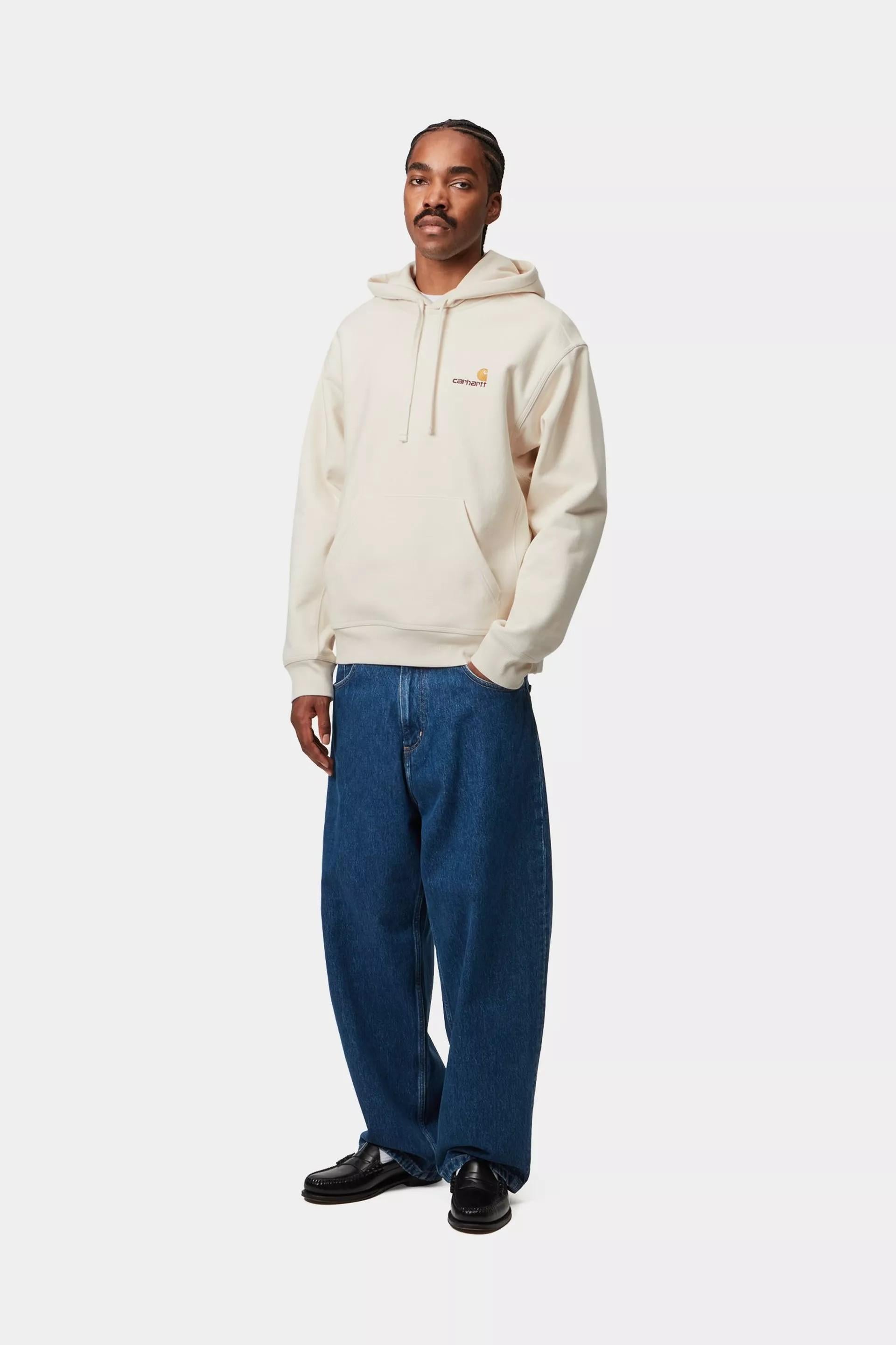 Hooded American Script Sweatshirt I028279 05XX CARHARTT WIP 