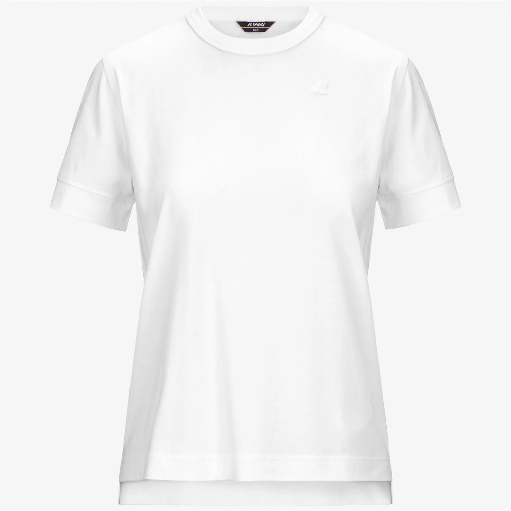 T-shirt Emel Jersey donna bianco K2122UW 001 K-WAY 