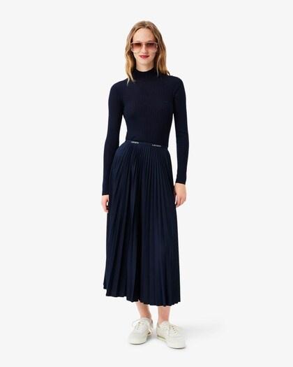 Gonna lunga a pieghe JF1402 166 LACOSTE 