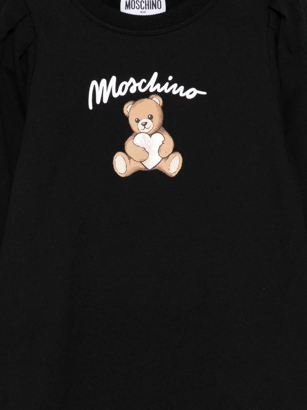 Abito con maniche lunghe HBV0FCLCA40 60100A MOSCHINO KID 